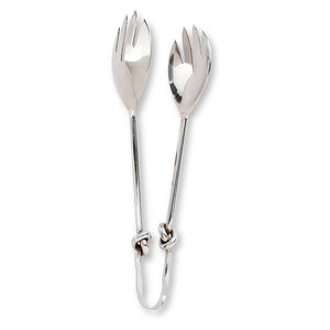 Knot Handle Salad Tongs, 10"
