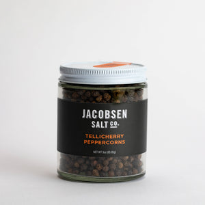 Jacobsen Salt Co. - Tellicherry Peppercorns, Refill Jar