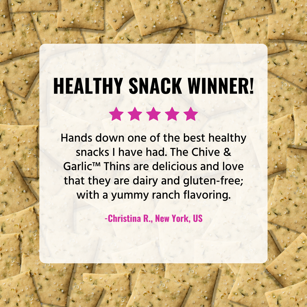 Every Body Eat® Chive & Garlic Snack Thins, 4oz