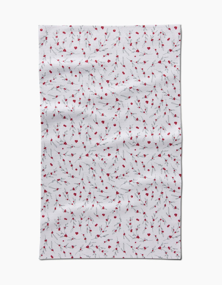 Geometry - Holiday Sprigs Tea Towel