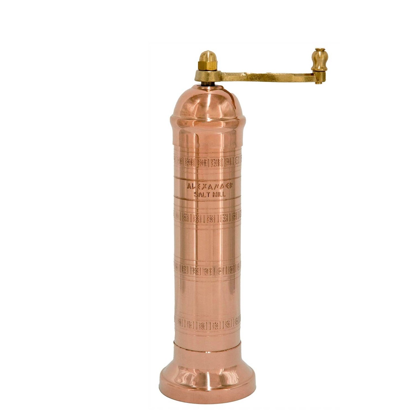 The Original Brass Greek Salt Mill, 8”