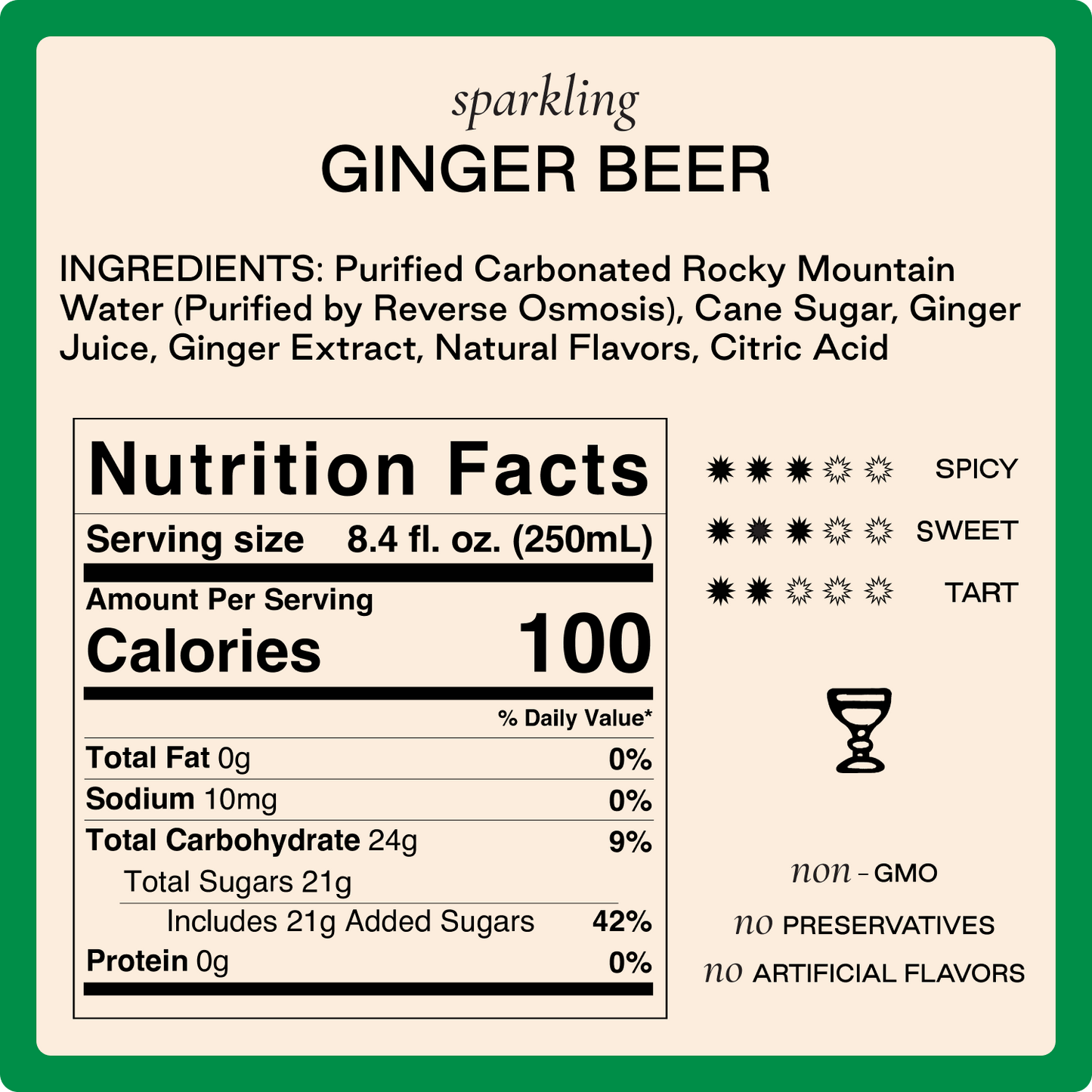 Strongwater Ginger Beer, 4 Pack