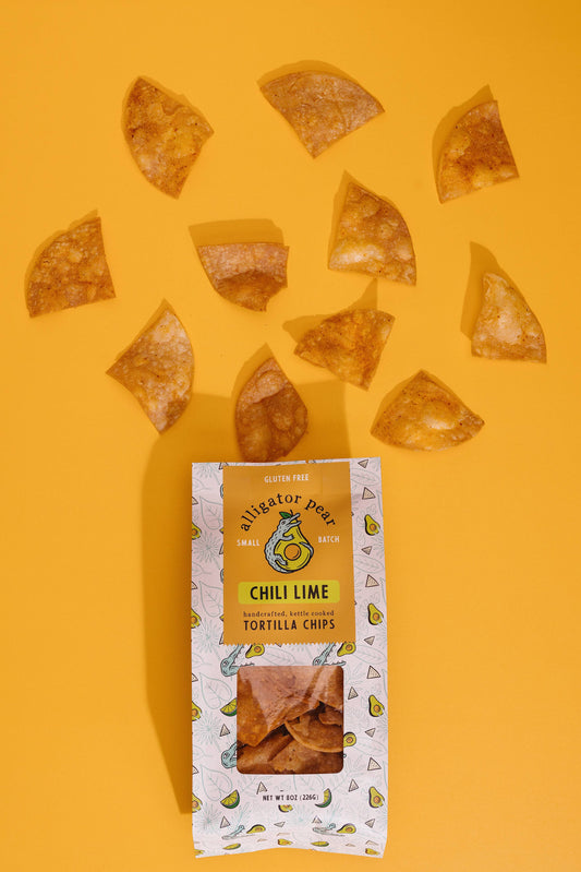 Alligator Pear Foods Chili Lime Tortilla Chips, 6oz