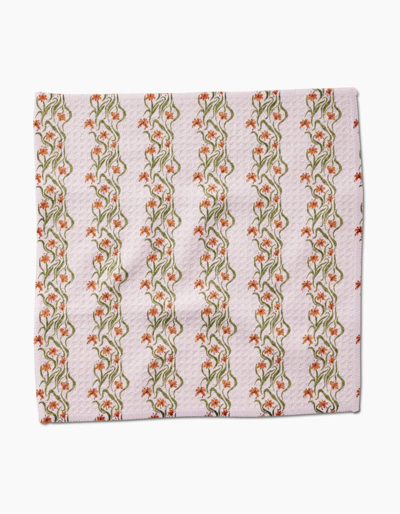 Geometry - Floral Fall Stripe Dishcloth Set