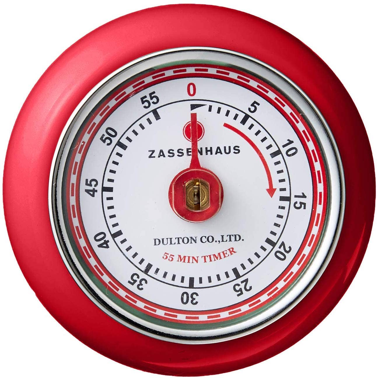 Retro Kitchen Timer, Red