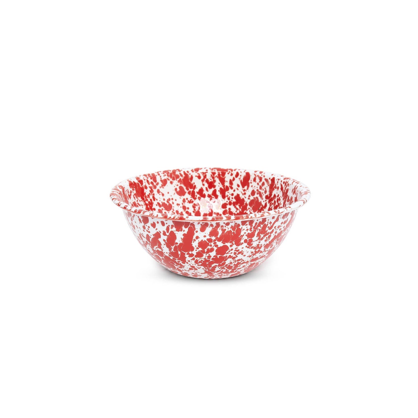 Crow Canyon Home Splatter Enamelware Small Serving Bowl