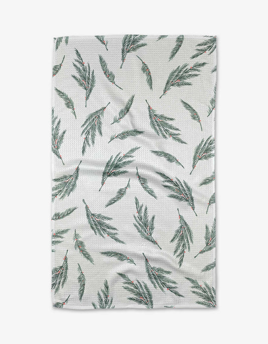 Geometry - Mistletoe Tea Towel