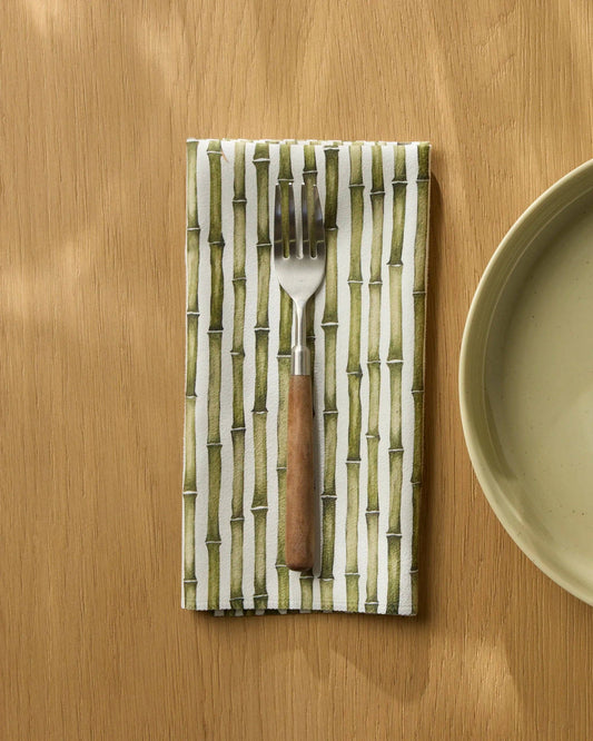 Geometry - Bamboo Dinner Napkin Set