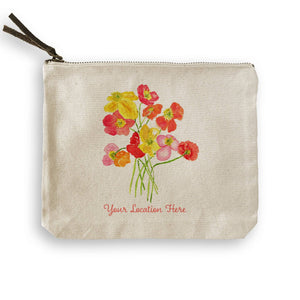 Colorful Poppies Nashville Dishtowel