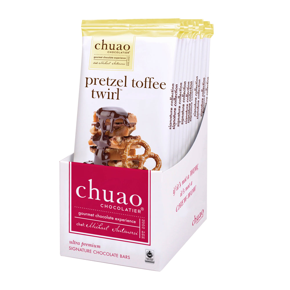 Chuao Chocolatier - Pretzel Toffee Twirl - Signature Bar