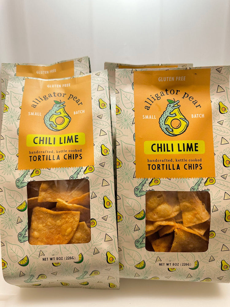 Alligator Pear Foods Chili Lime Tortilla Chips, 6oz