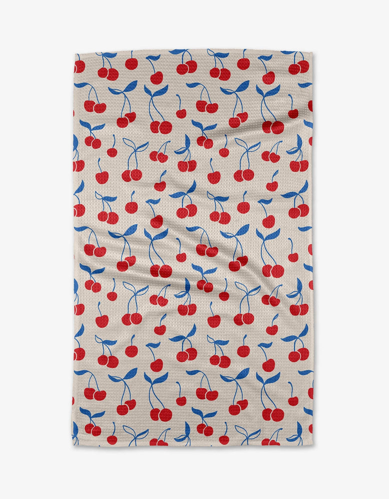 Geometry - Very Cherry Tea Towel