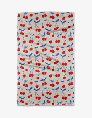 Geometry - Very Cherry Tea Towel