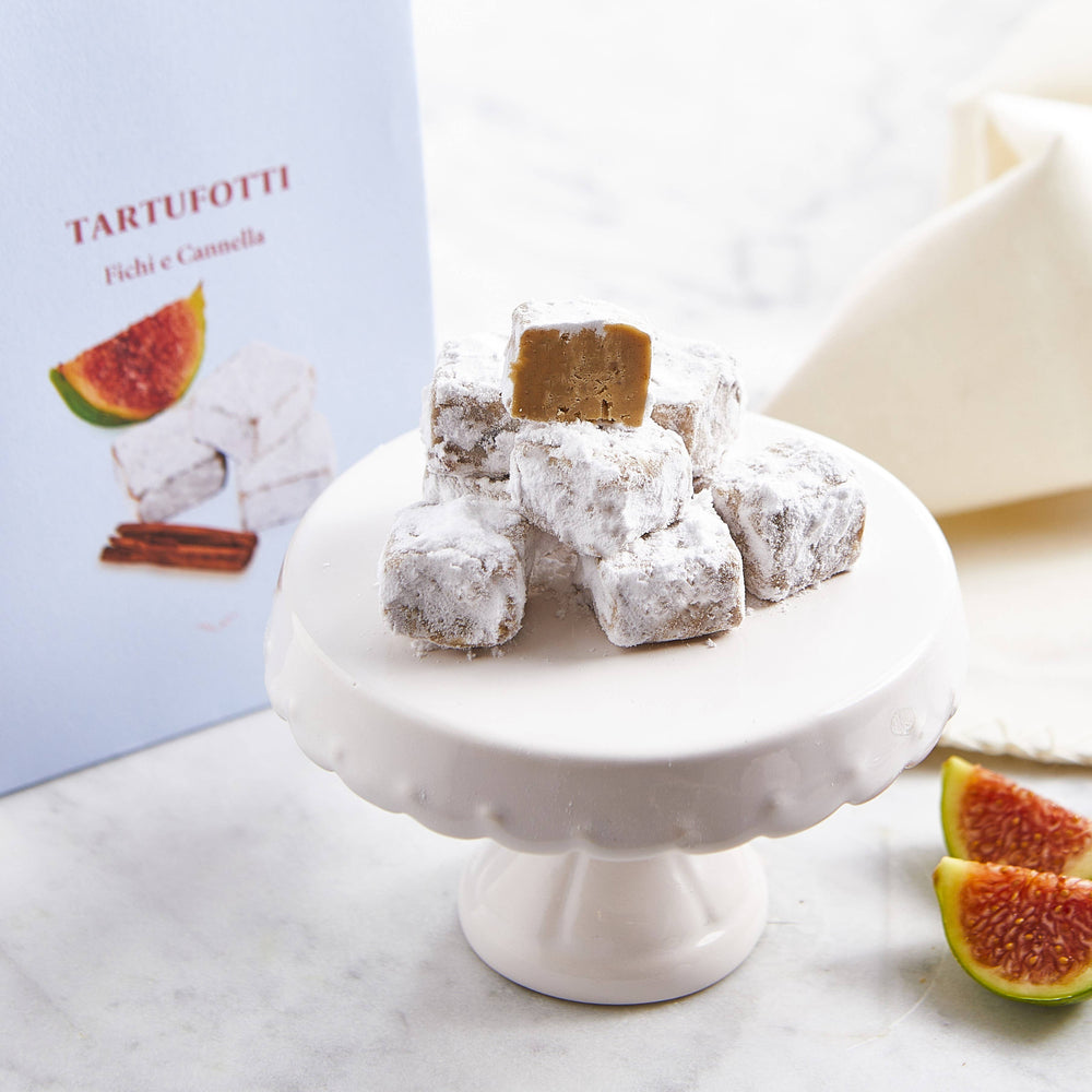 Cioccolato Lavoratti 1938 - Truffles sprinkled with icing sugar, figs and cinnamon 200g