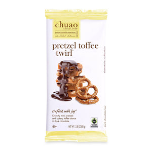 Chuao Chocolatier - Pretzel Toffee Twirl - Signature Bar