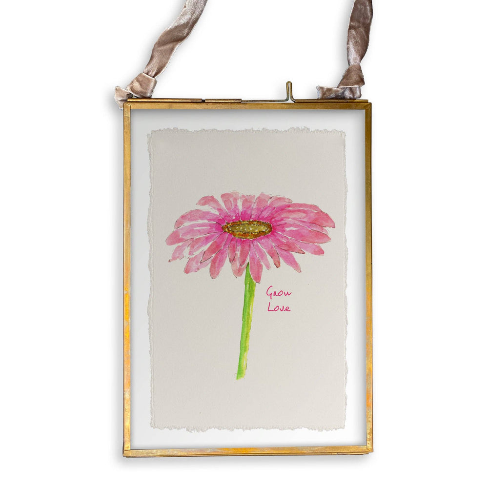 
            
                Load image into Gallery viewer, Grow Love Zinnia Dishtowel
            
        