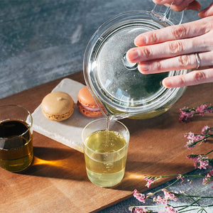 Hario Cha Cha Kyusu Maru - Heatproof Glass Tea Pot