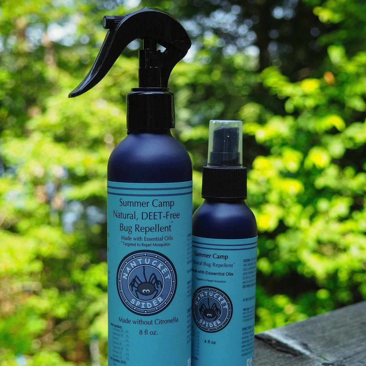 Nantucket Spider Summer Camp Natural Bug Repellent Spray for Kids