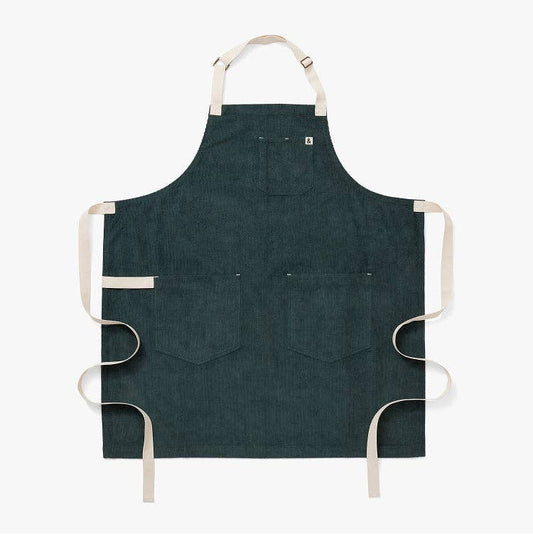 Hedley & Bennett - The Corduroy Essential Apron - Conifer Green