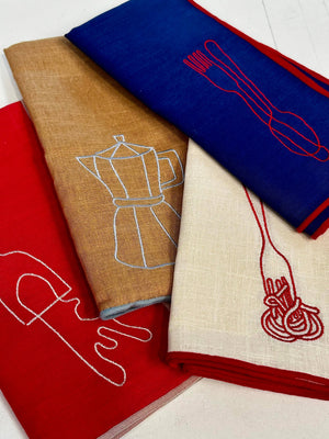 MÆGEN - Linen Blend Napkins - Cutlery, Set of 2
