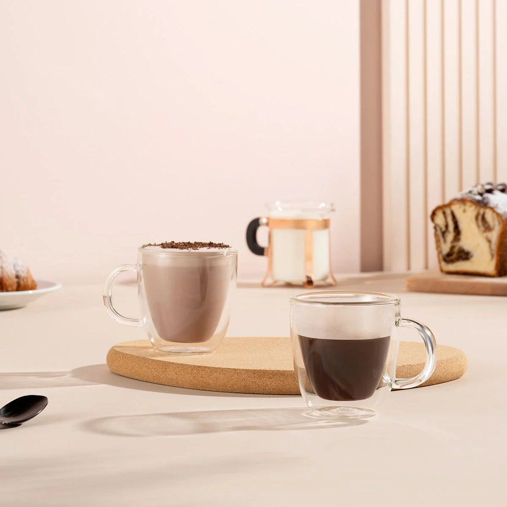 Bodum Bistro Double Wall Espresso Cup Set, 5 oz