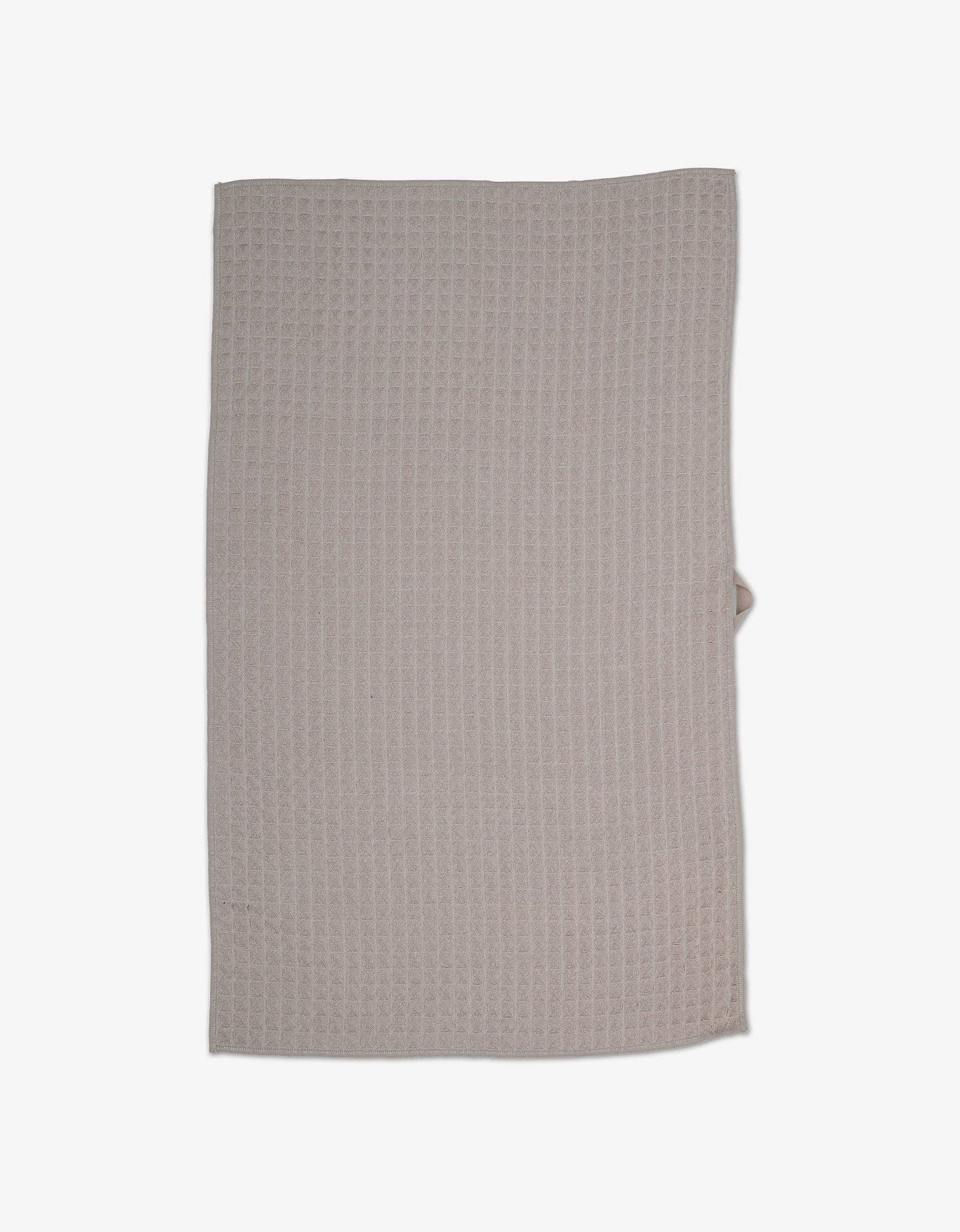 Geometry - Taupe Waffle Hand Towel