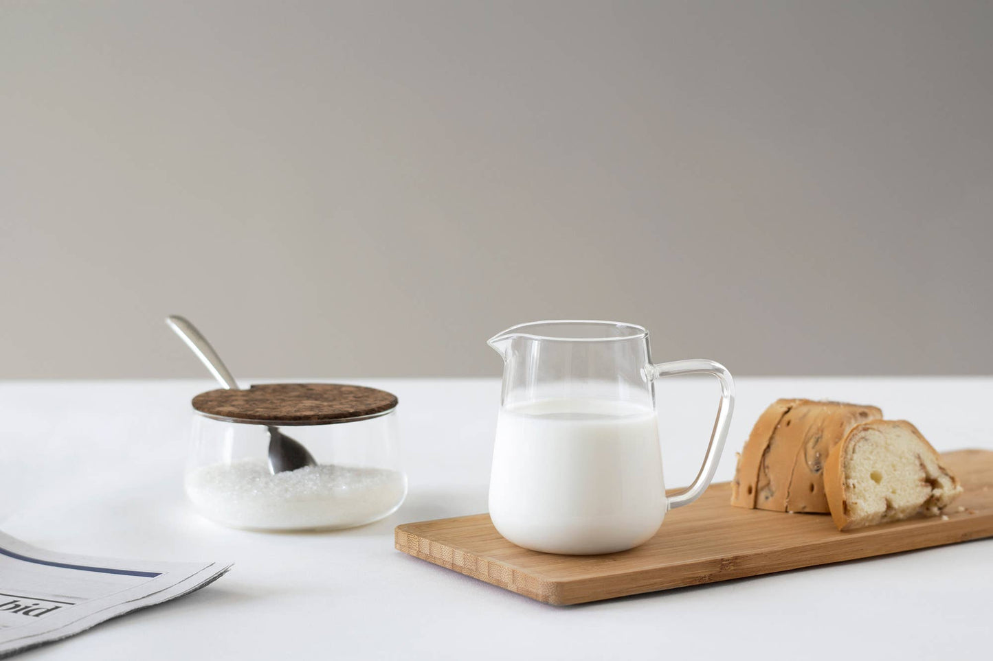 Viva Classic™ Glass Cream Milk Pitcher & Sugar Bowl Serving Set