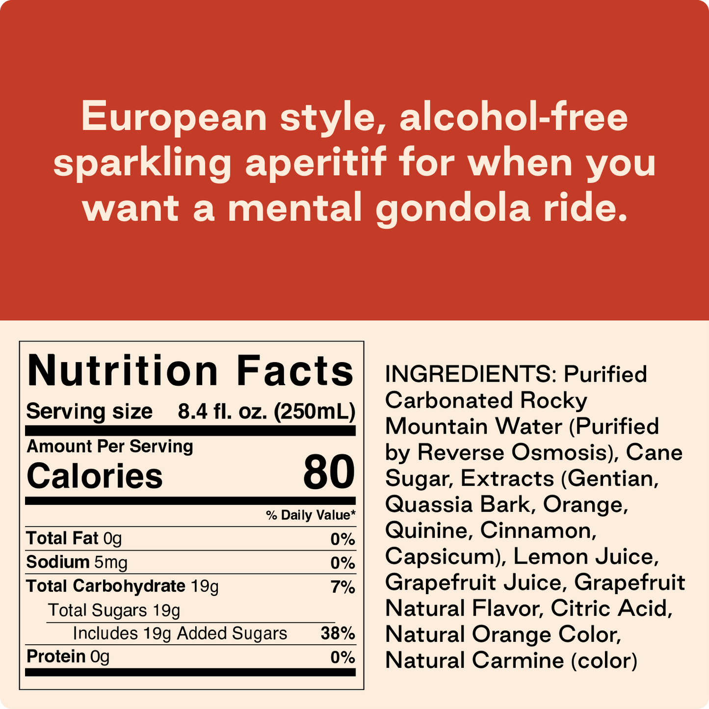 Strongwater Sparkling Aperitif NA Aperol Spritz, 4 Pack