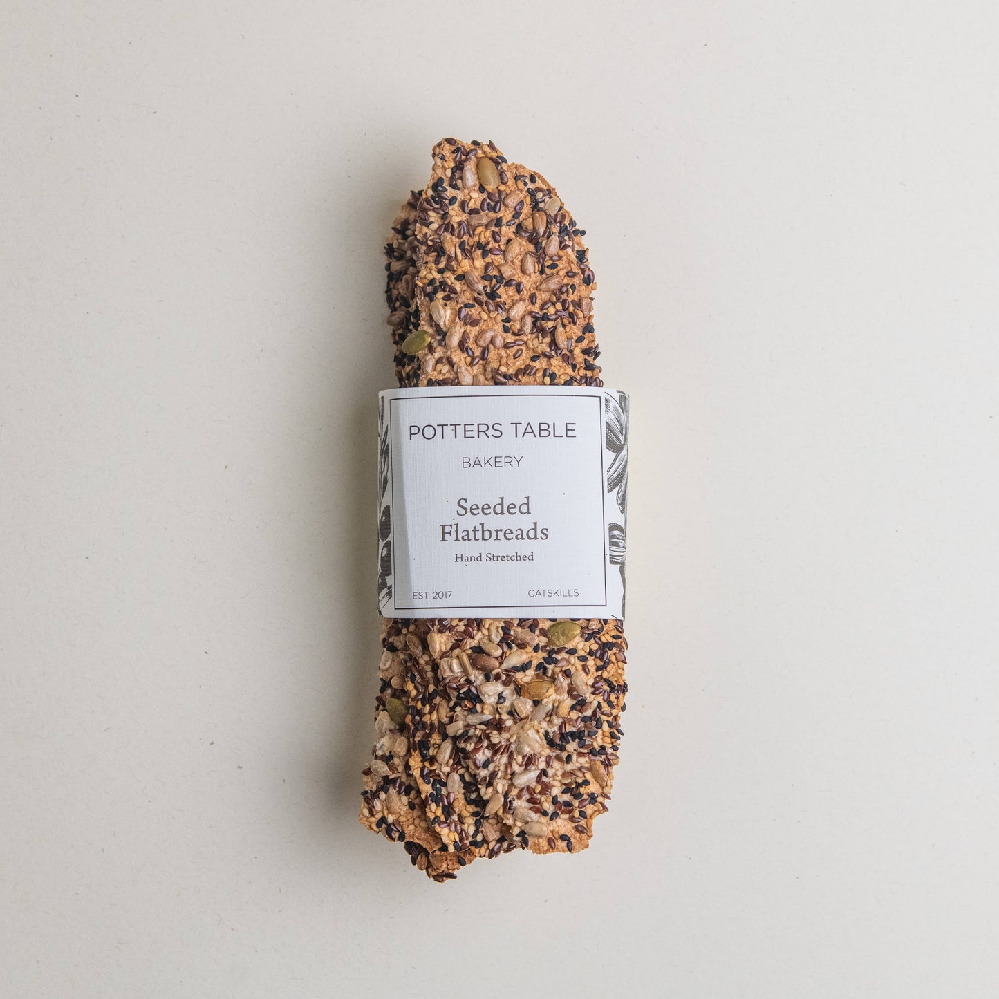 Potters Table - Seeded Olive Oil Flatbreads