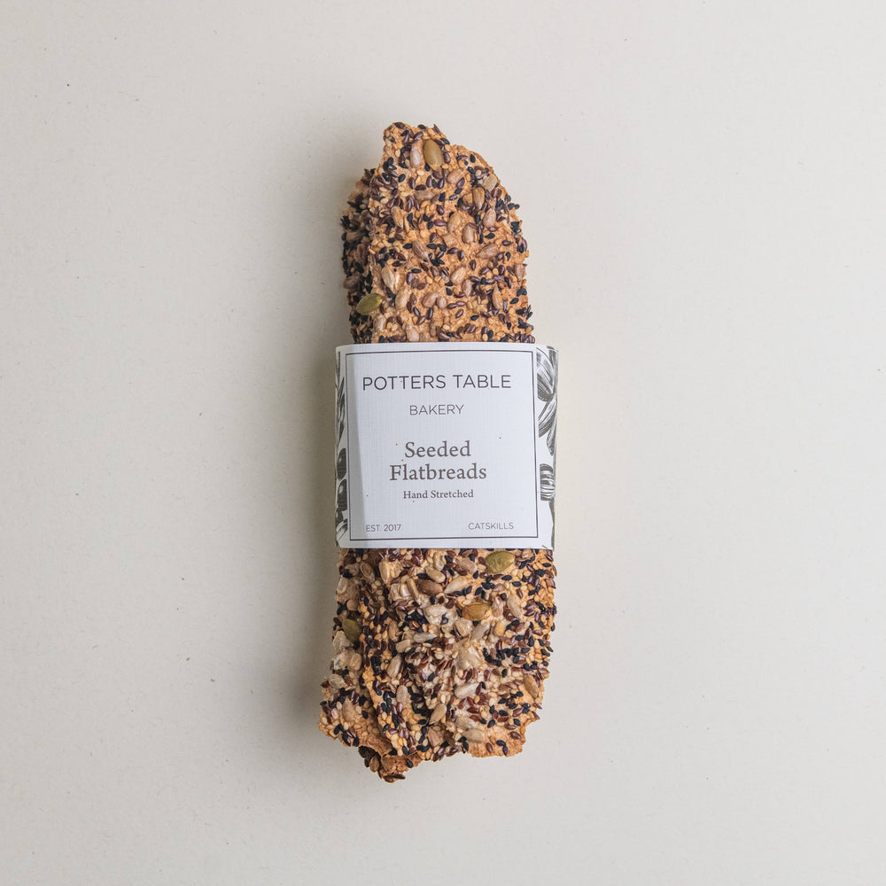 Potters Table - Seeded Olive Oil Flatbreads