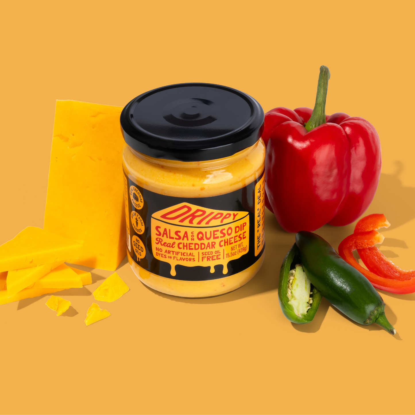 Drippy Dip Salsa Con Queso Cheese Dip