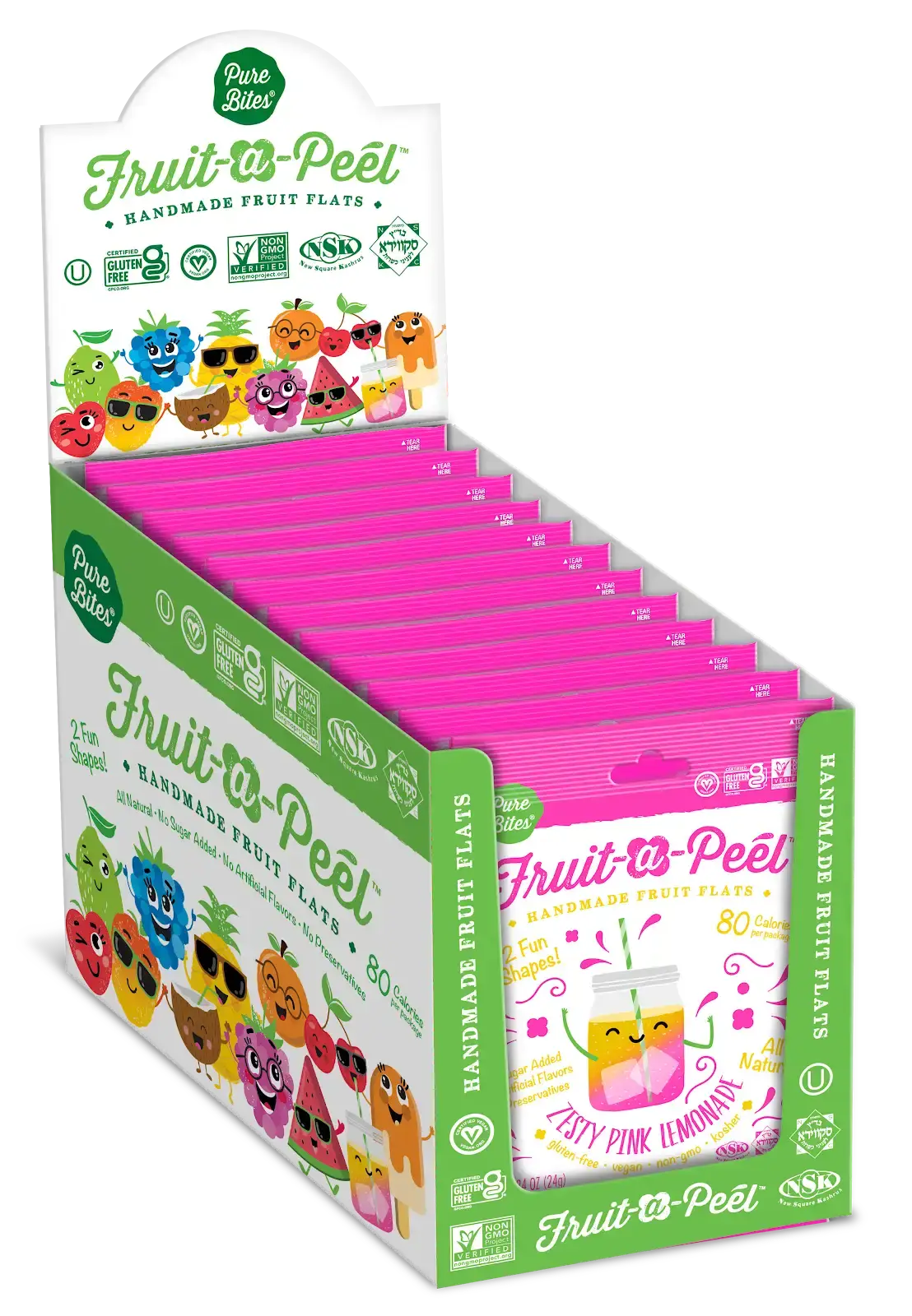Fruit-a-Peel - Fruit-a-Peel Zesty Pink Lemonade Fruit Flats