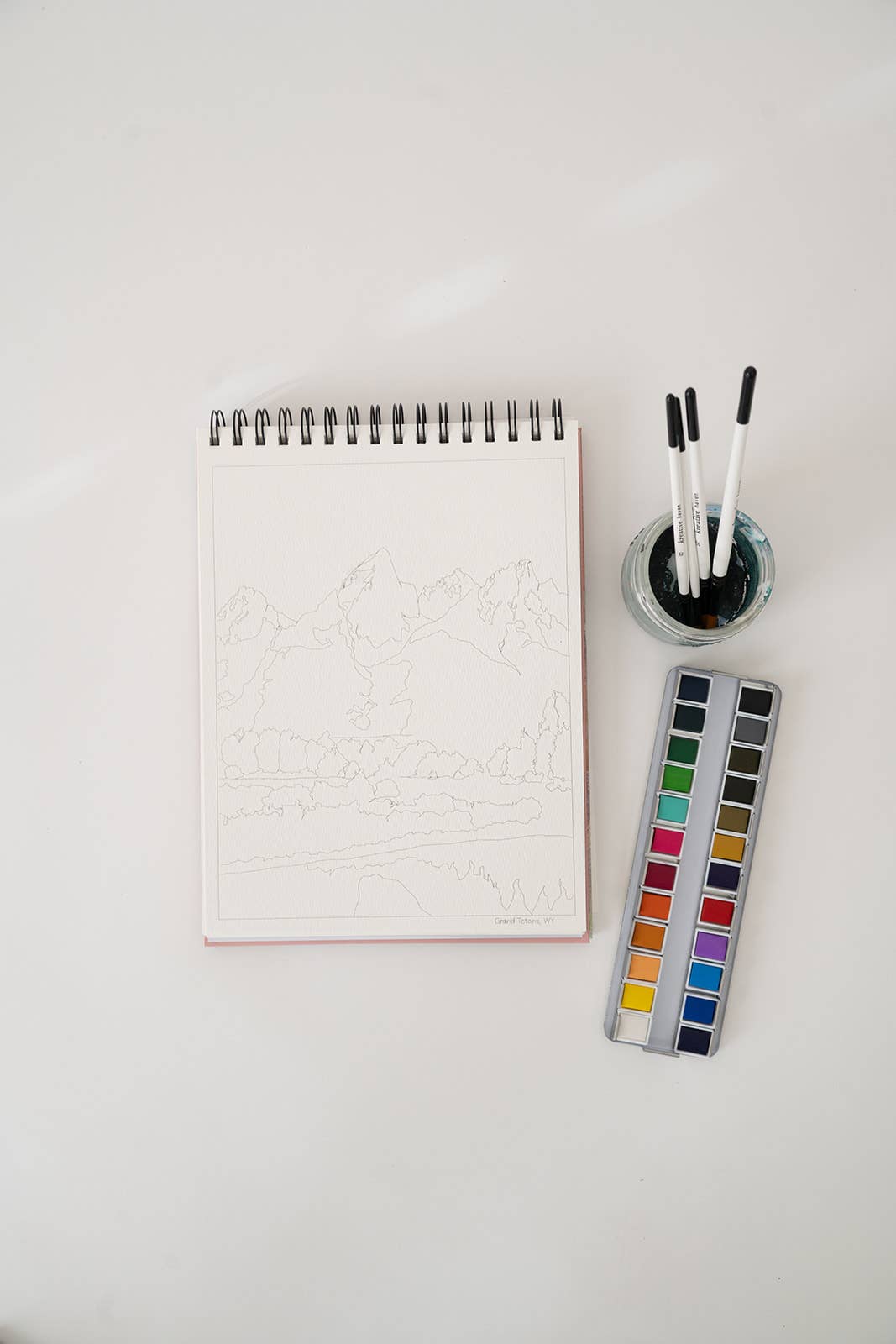 Bailey Rae Studio National Parks Watercoloring Book