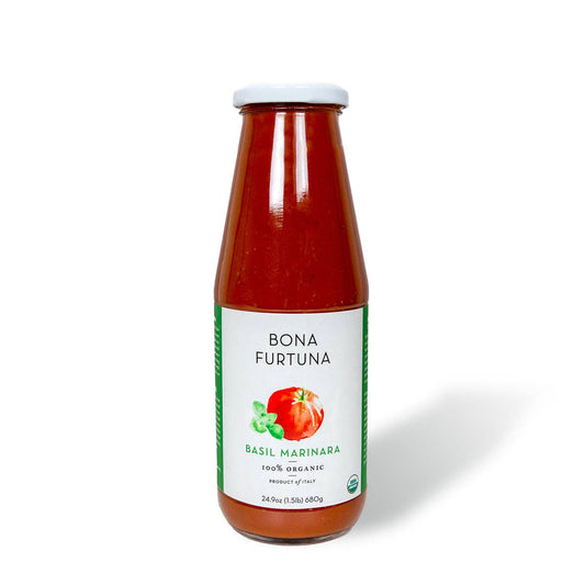 Bona Furtuna Organic Basil Marinara Pasta Sauce