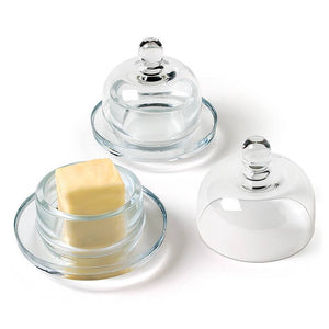 Abbott - 2Pc Sm Butterdish W/Dome-3"H-402