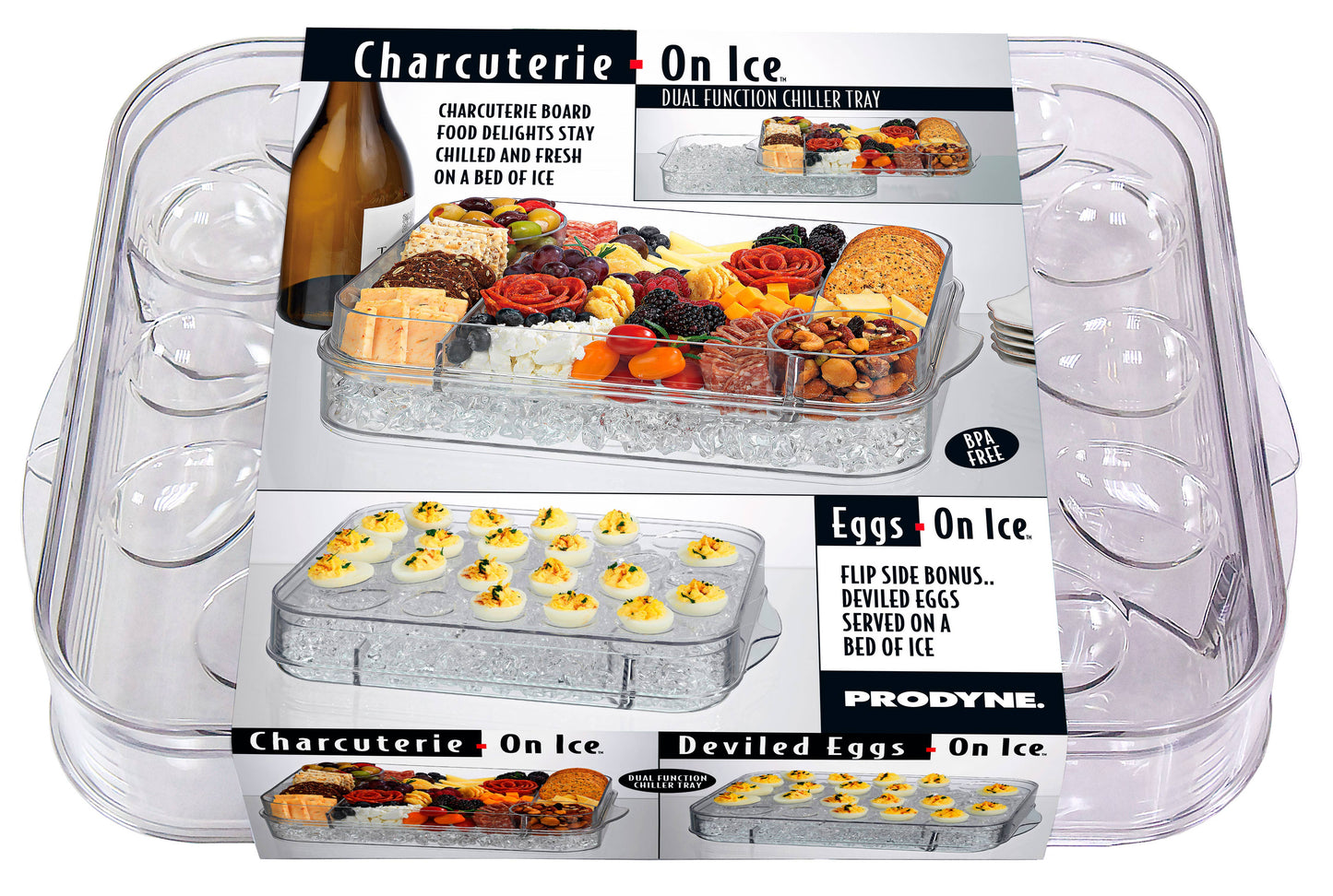 Prodyne Charcuterie/ Deviled Eggs On Ice