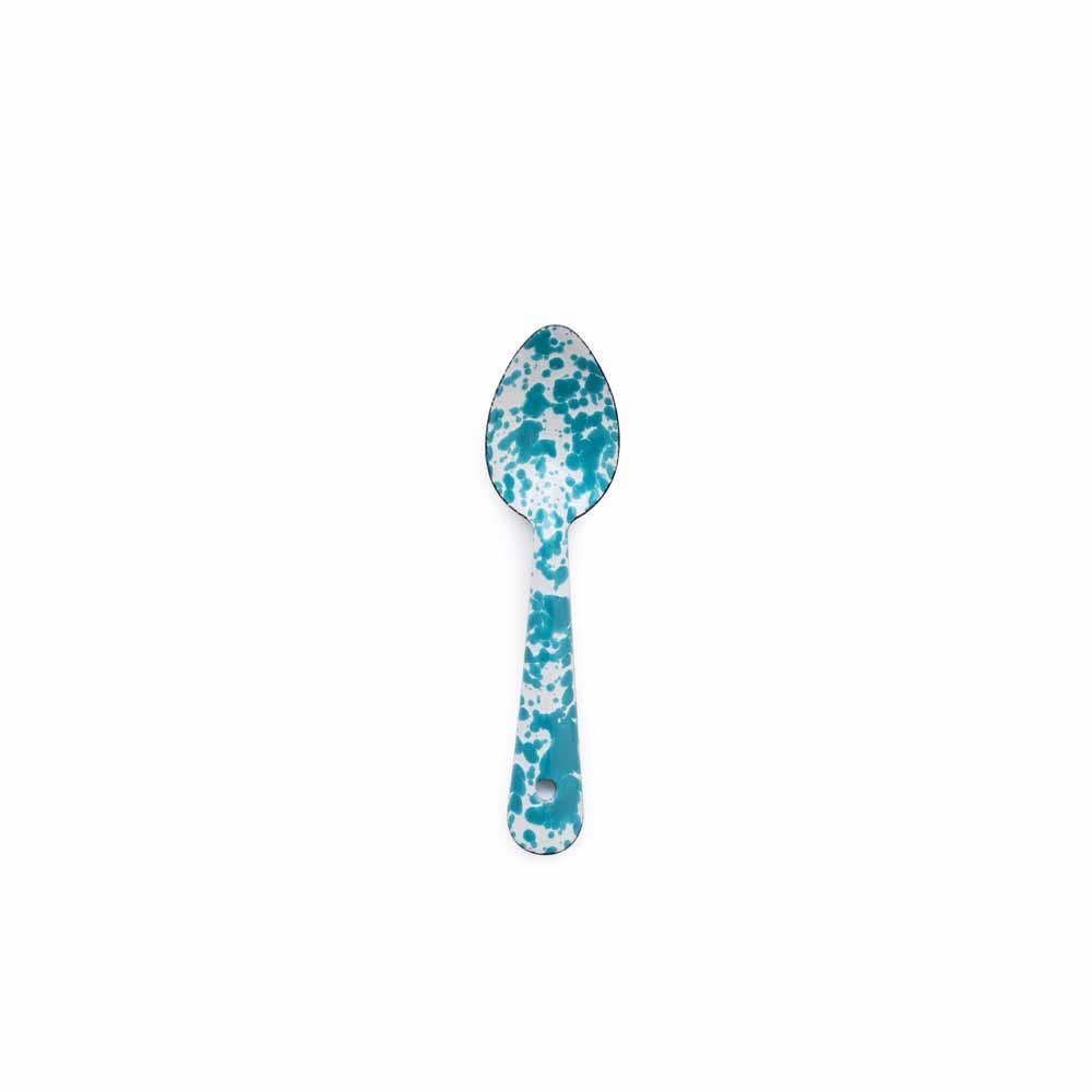 Crow Canyon Home Splatter Enamelware Small Spoon