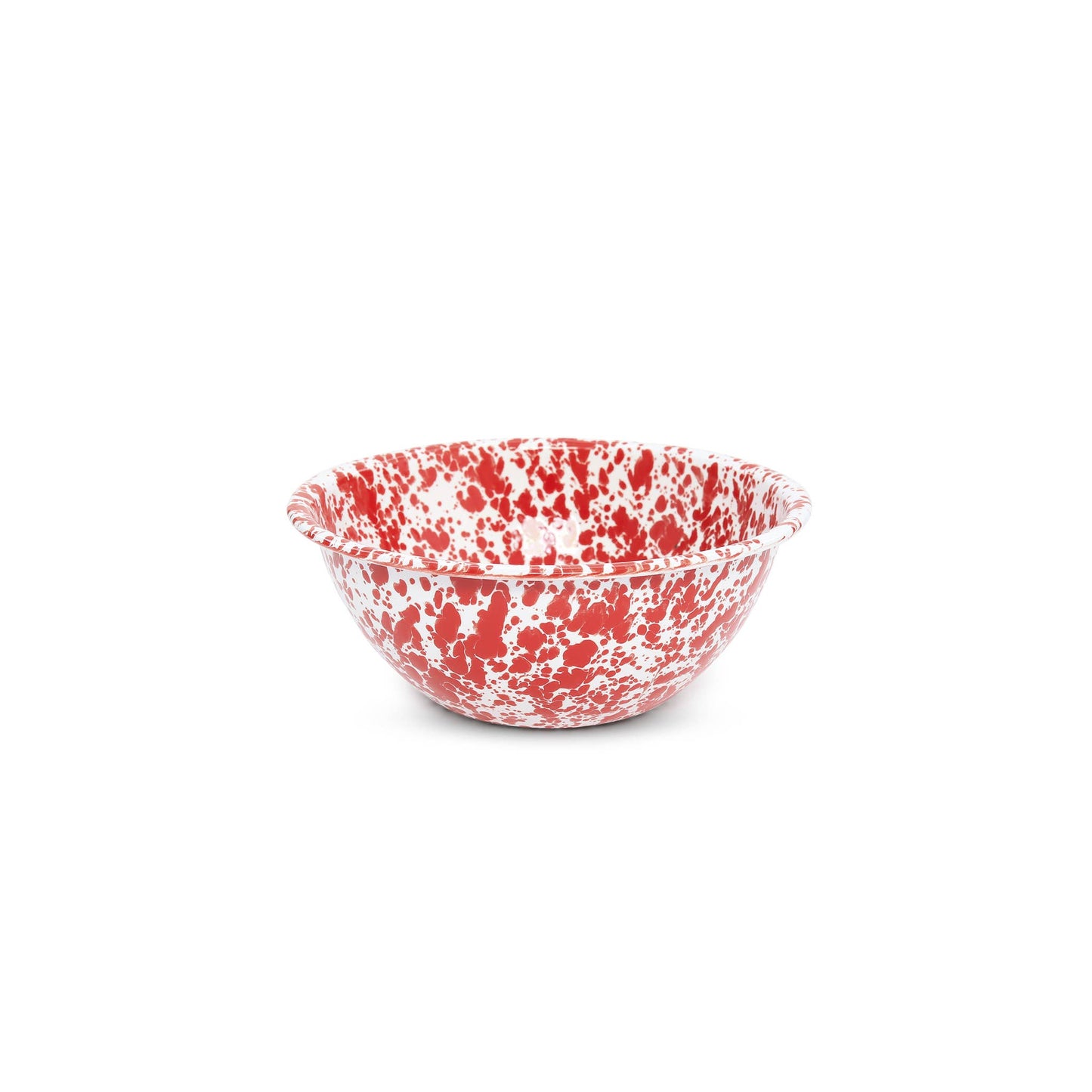 Crow Canyon Home Splatter Enamelware Small Serving Bowl