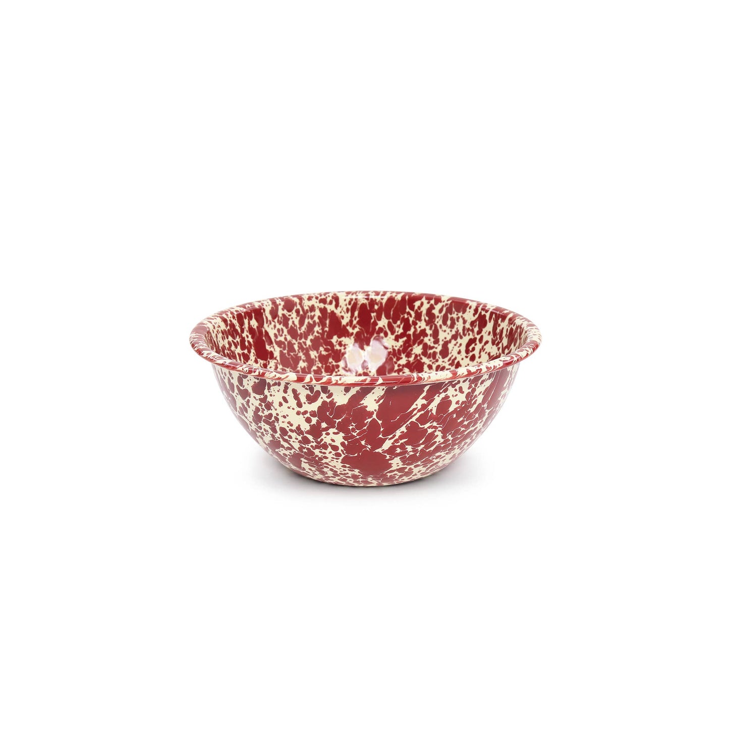 Crow Canyon Home Splatter Enamelware Small Serving Bowl