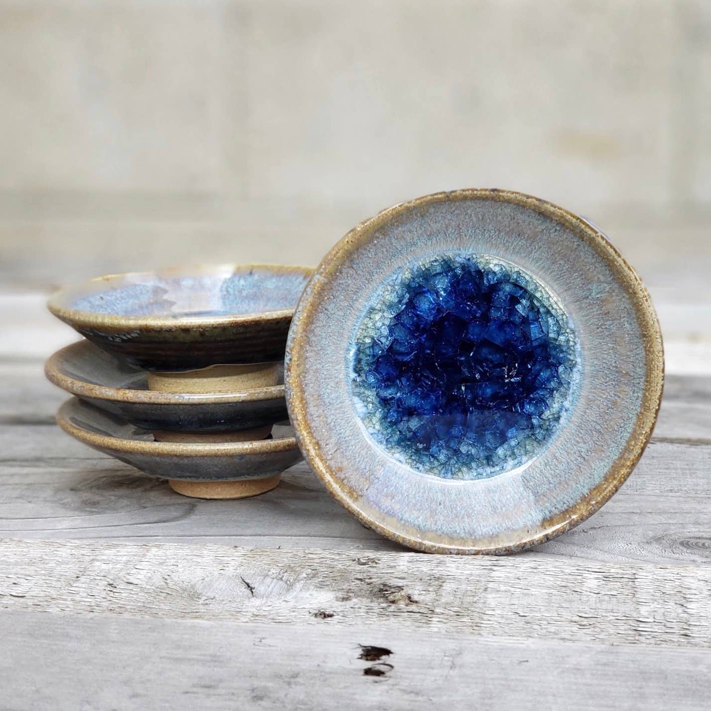 Ceramic Pottery Ring Dish/Wasabi Dipping Dish