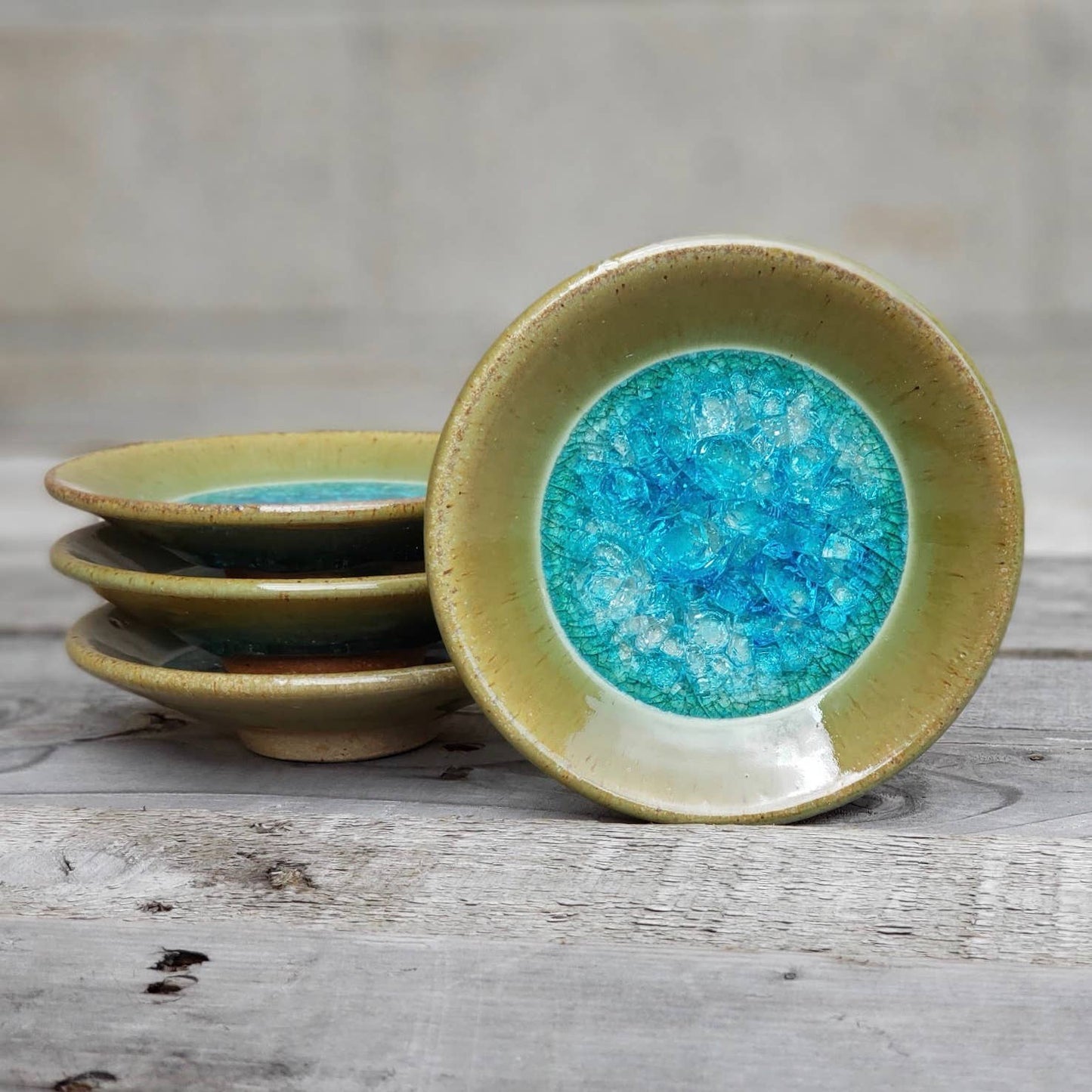 Ceramic Pottery Ring Dish/Wasabi Dipping Dish