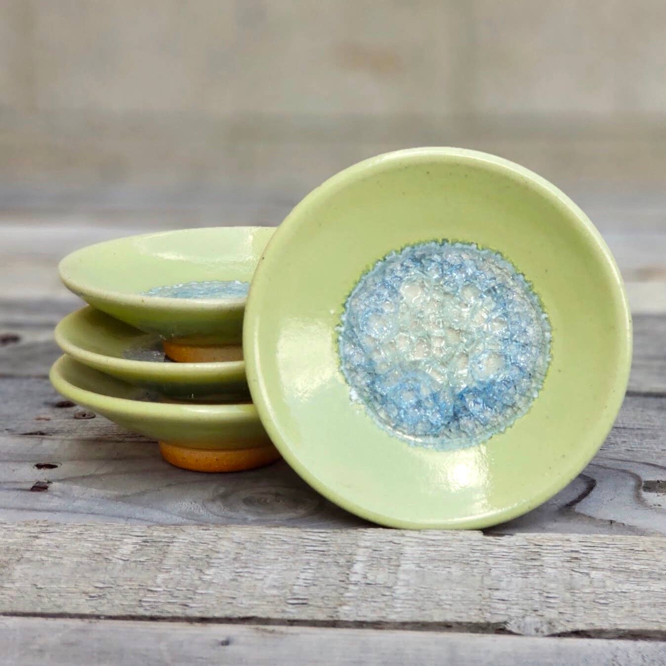 Ceramic Pottery Ring Dish/Wasabi Dipping Dish