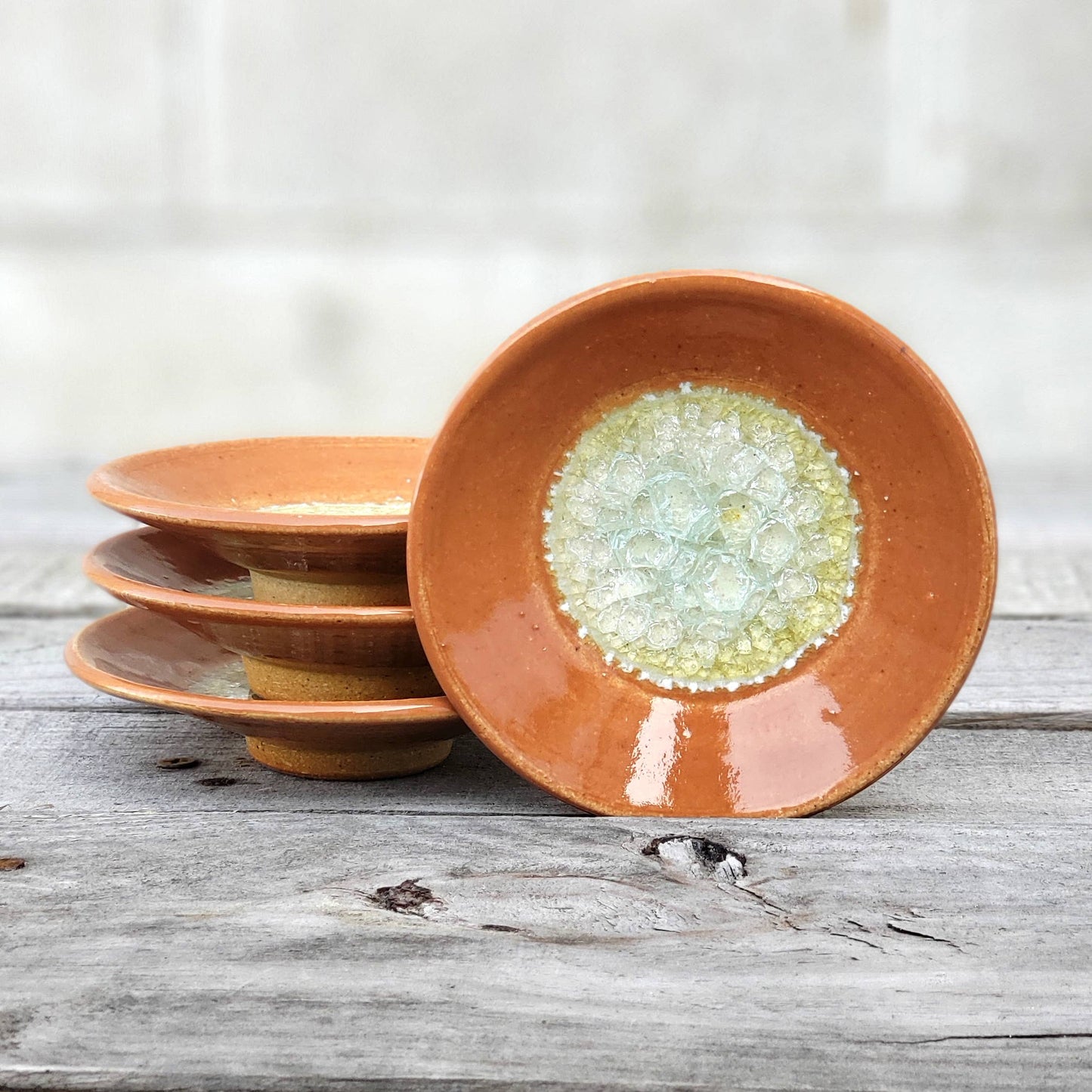 Ceramic Pottery Ring Dish/Wasabi Dipping Dish