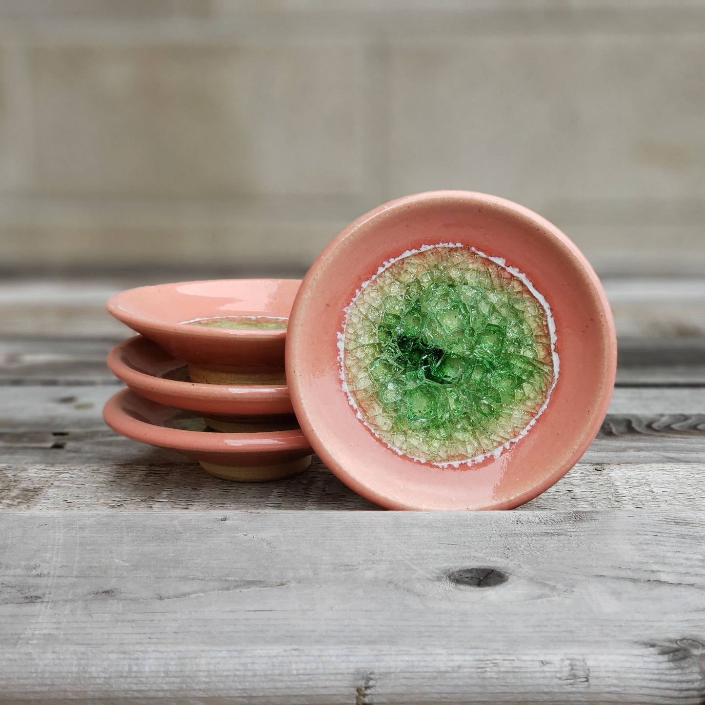Ceramic Pottery Ring Dish/Wasabi Dipping Dish