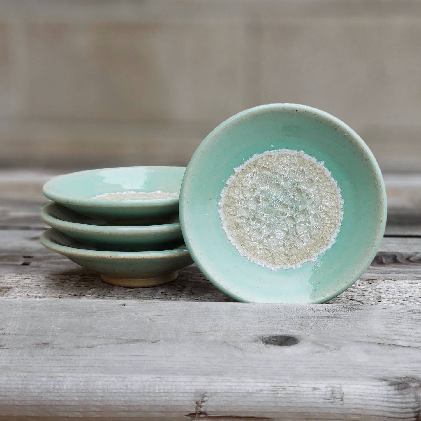 Ceramic Pottery Ring Dish/Wasabi Dipping Dish