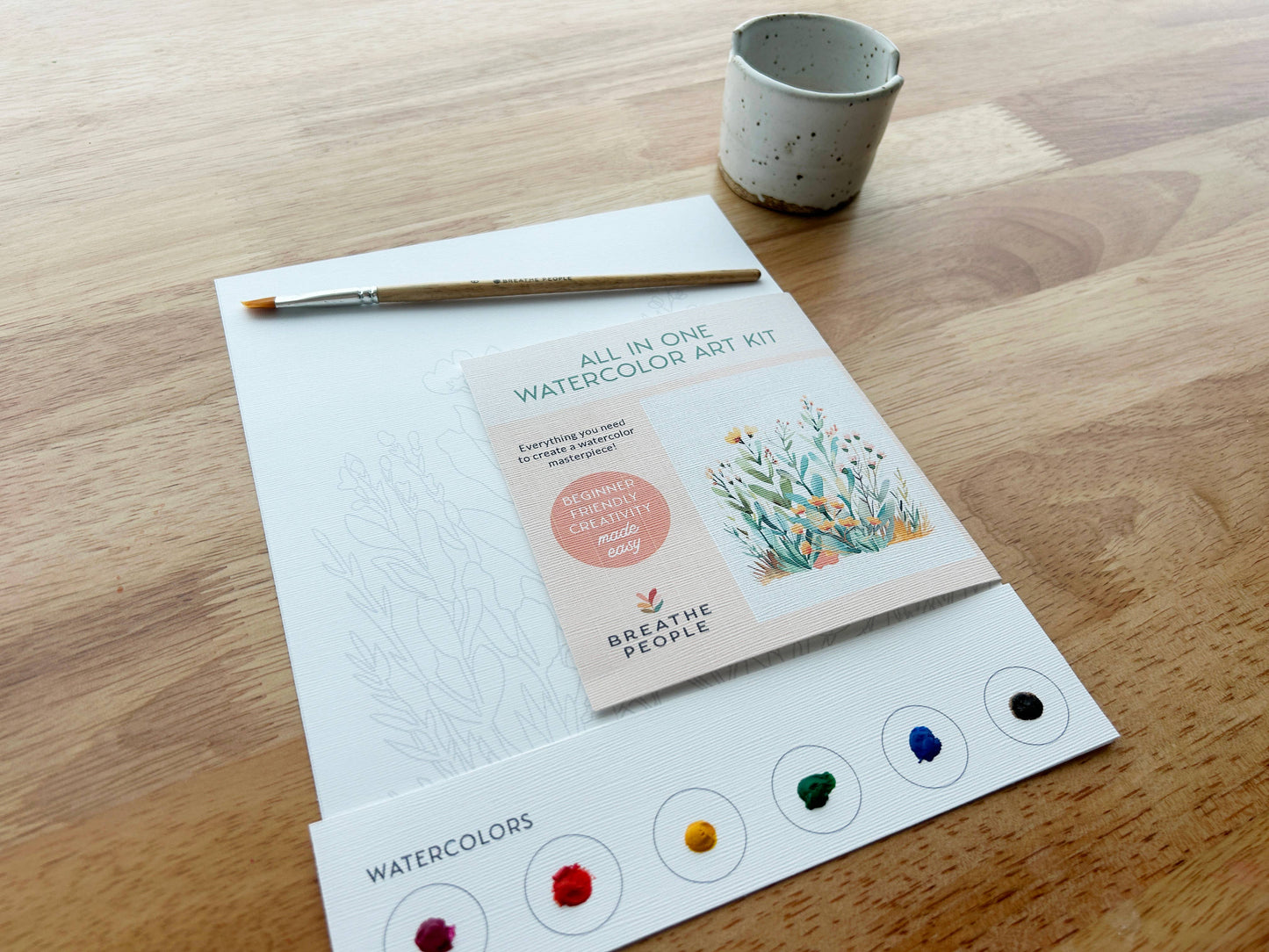 Breathe People All-In-One Watercolor Paint Set - Desert Bloom