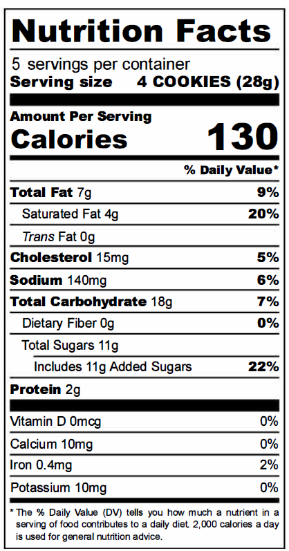 Fancypants Baking Birthday Cake Cookies, 5oz