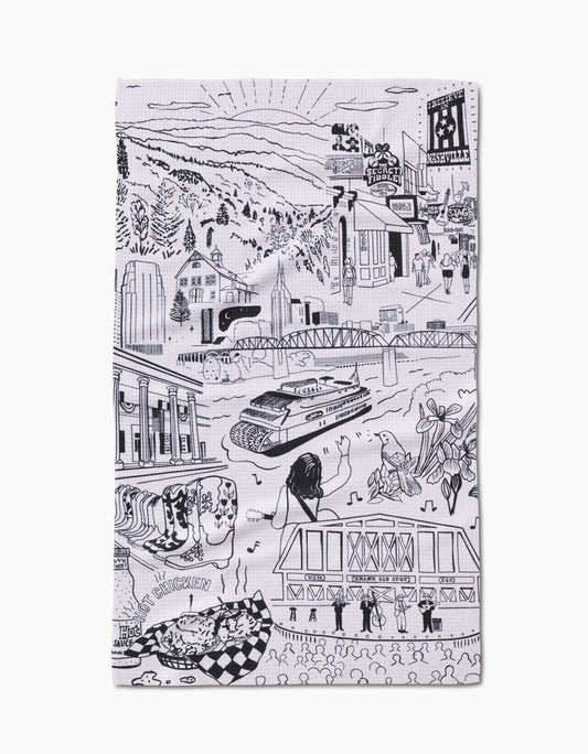 Geometry - Nashville Tea Towel