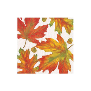 Caspari Autumn Hues Cocktail Napkins, Set of 20