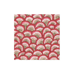 Caspari Pontchartrain Scallop Cocktail Napkins, Set of 20